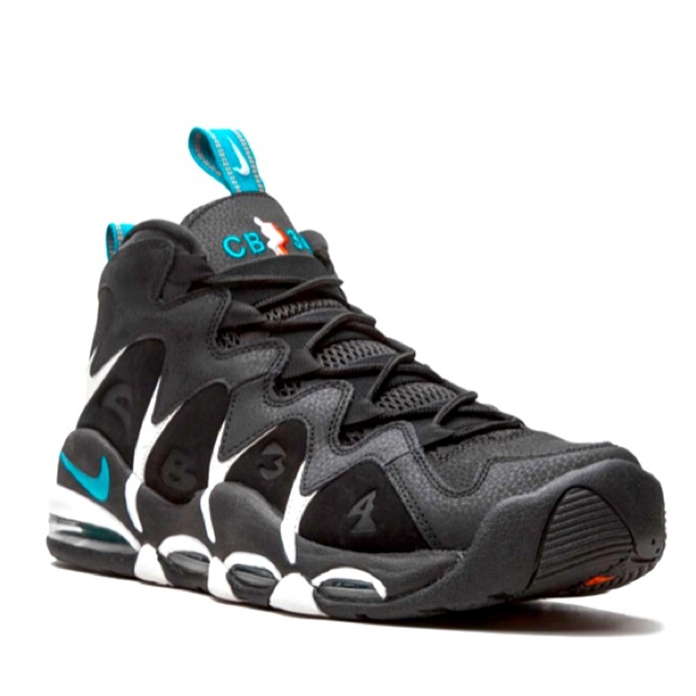 NIKE High Top Sneakers Nike Air Max CB34 Shoes Black Glass Blue Charles Barkley